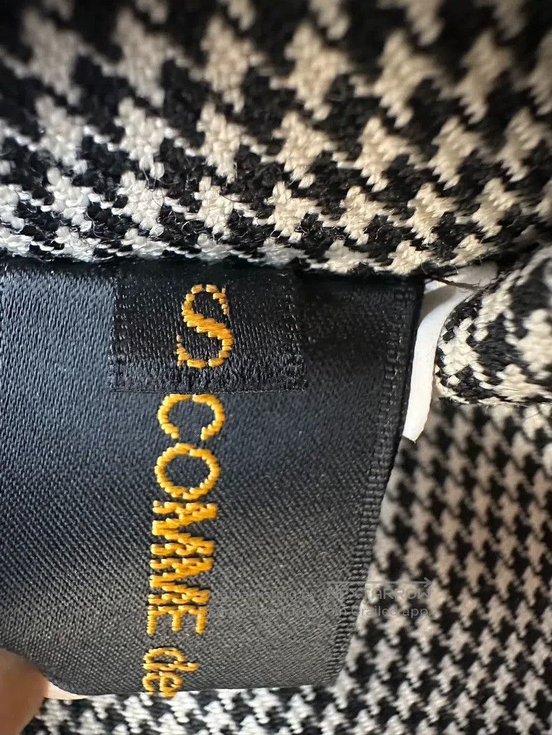 Comme des Garcons Comme Des Garcons Wool Houndstooth Asymmetrical Design Jac Size S / US 4 / IT 40 - 4 Thumbnail