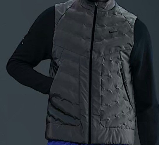 Nike Nike Therma-Fit ADV Reflective Sliver Running Vest Size US S / EU 44-46 / 1 - 3 Thumbnail