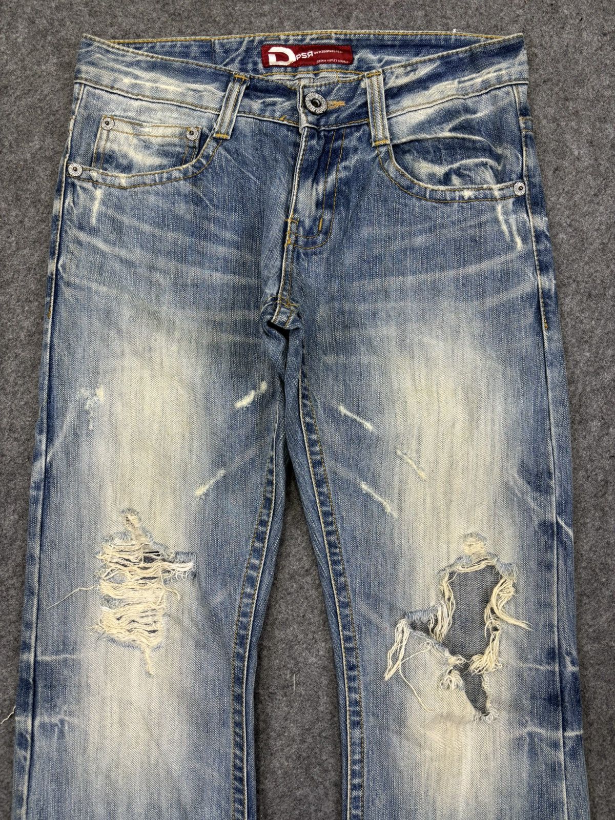 Other 💥Flare💥DPSR Slim Flare Distressed Denim F998 Size US 30 / EU 46 - 3 Thumbnail