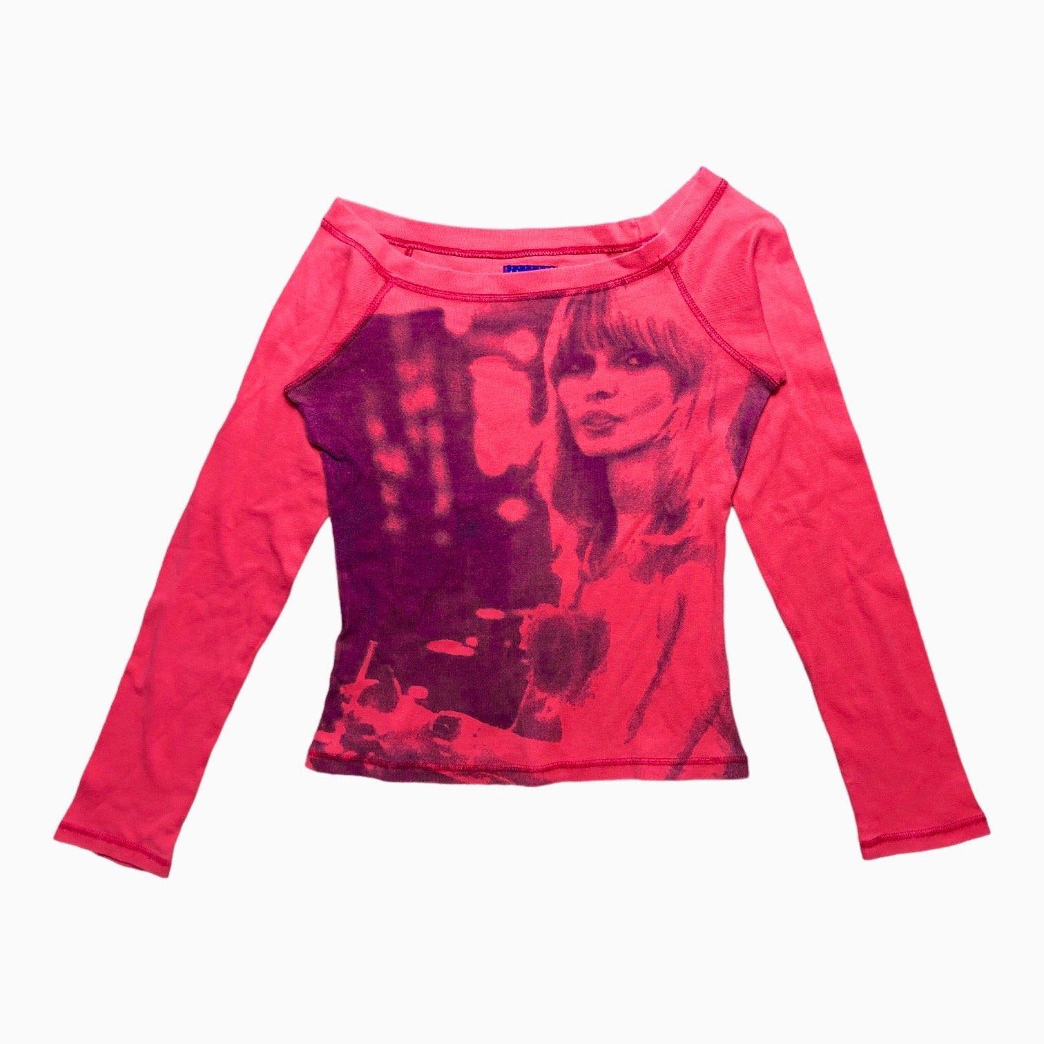 Miss Sixty The 60s Face Print Top Size ONE SIZE - 3 Thumbnail