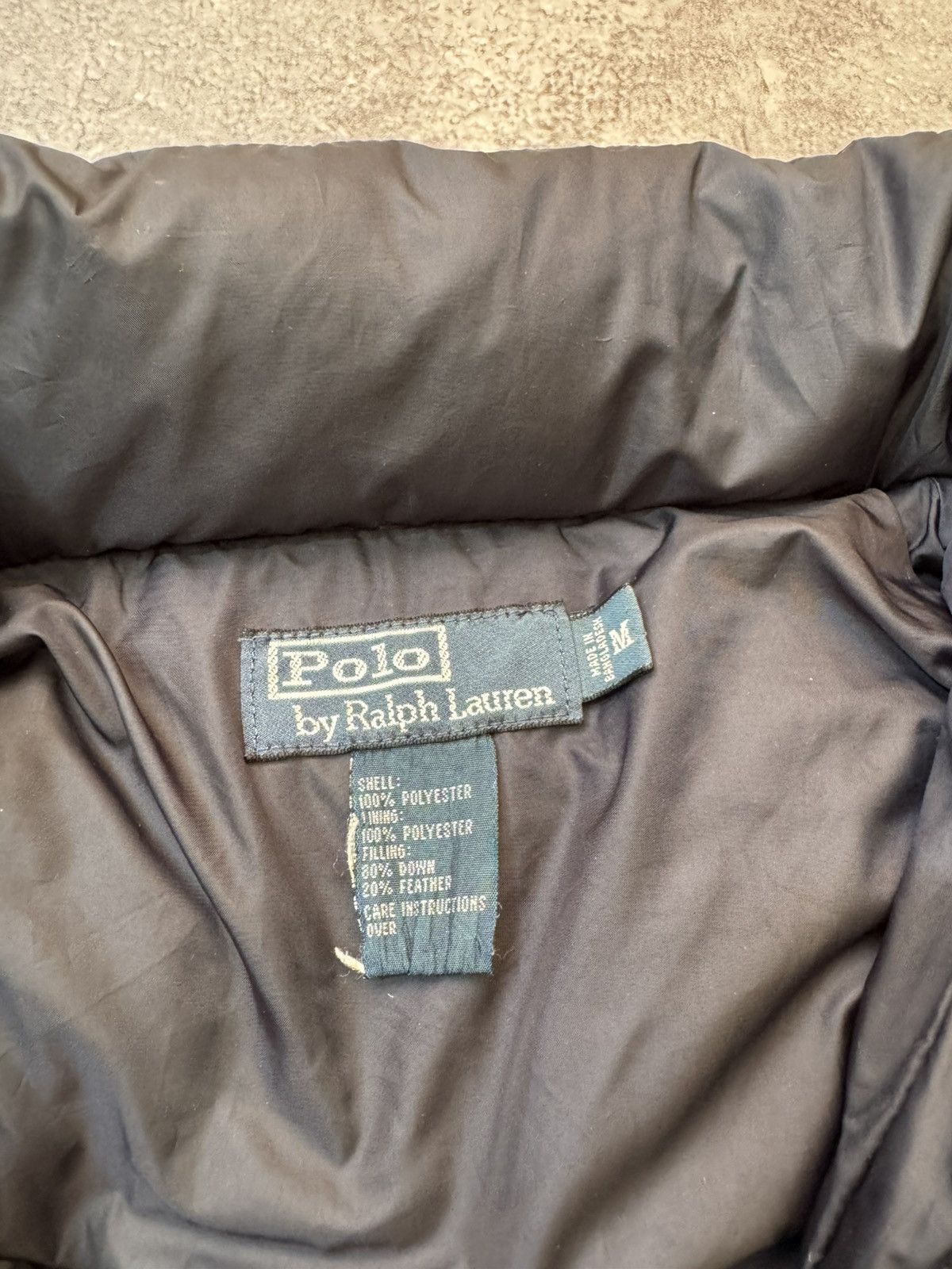 Polo Ralph Lauren × Vintage 90s Polo Ralph Lauren Down Puffer Coat Size US M / EU 48-50 / 2 - 9 Thumbnail