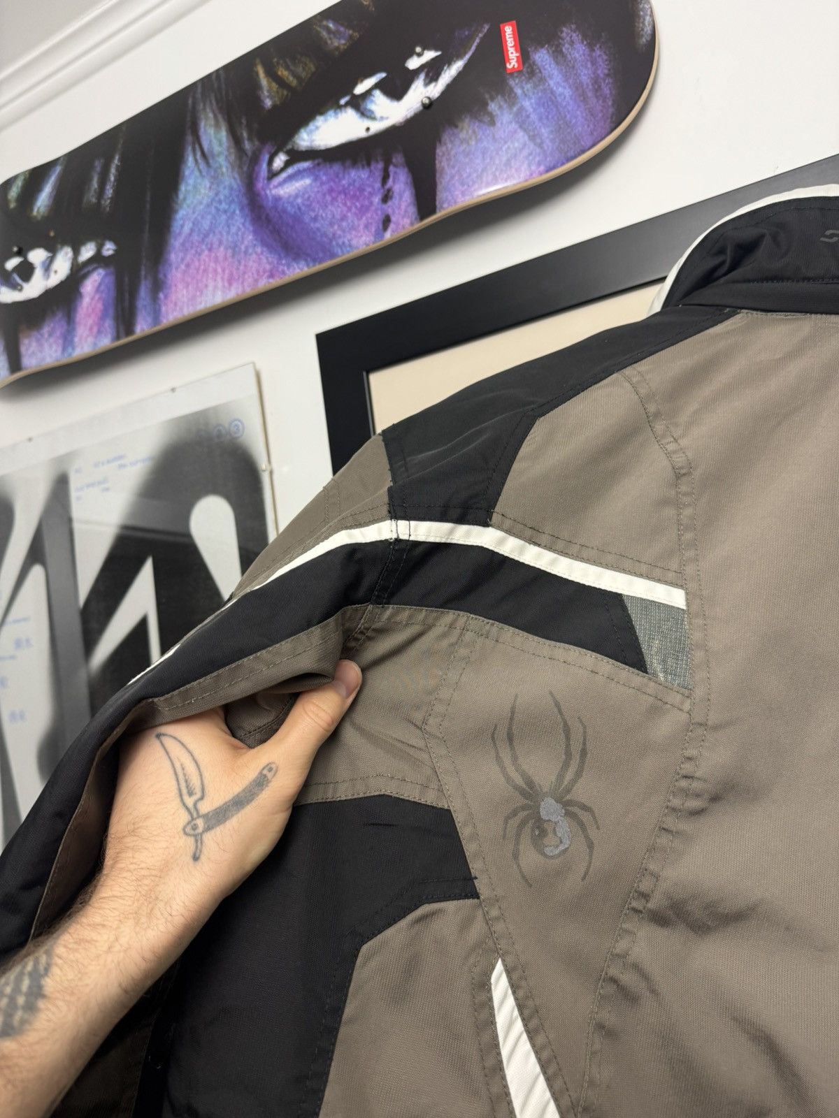 Spyder Spyder X-static Insulat Ski jacket Spiderweb Beige Rare Hype Size US L / EU 52-54 / 3 - 6 Thumbnail
