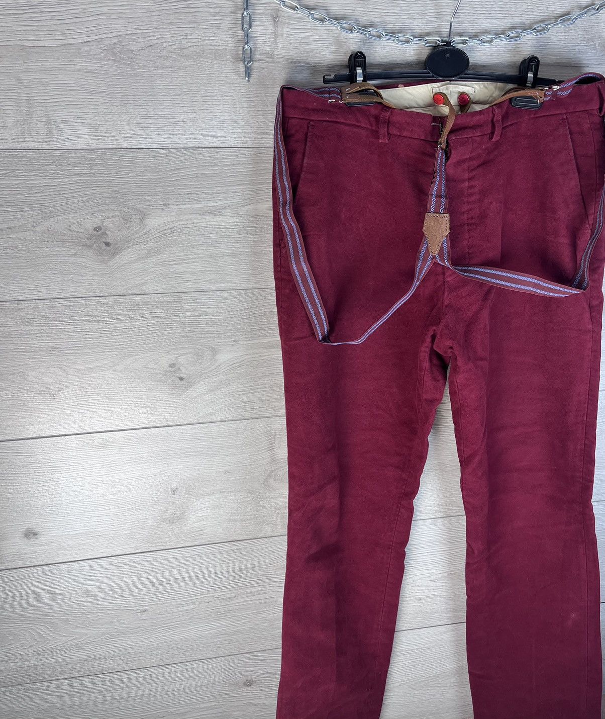 Hackett Corduroy Trousers with Suspenders Hackett All cotton size 36 Size US 36 / EU 52 - 2 Thumbnail