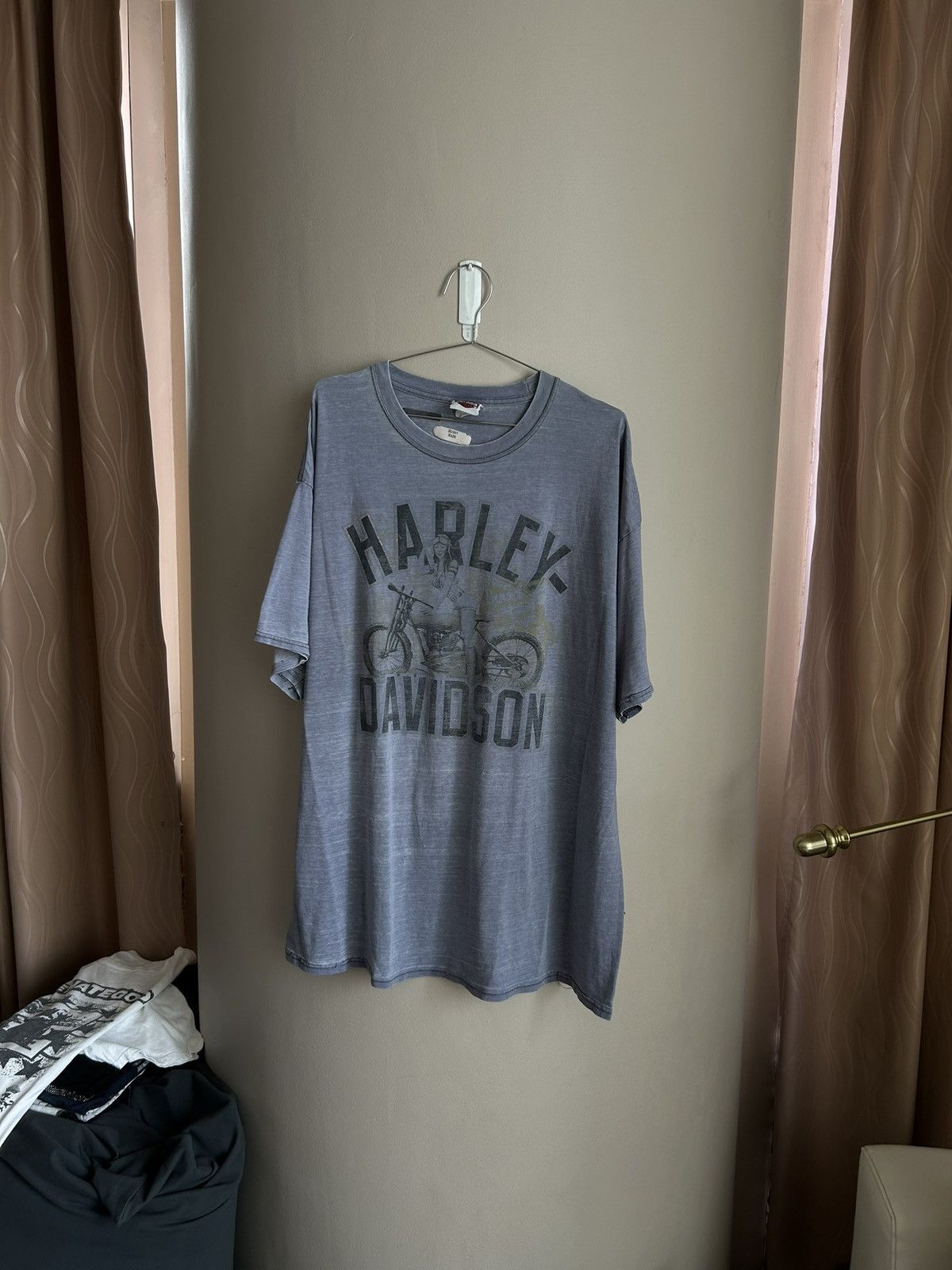 Vintage Vintage Harley Davidson Shirt Thrashed Fader West Coast Size US XL / EU 56 / 4 - 1 Thumbnail