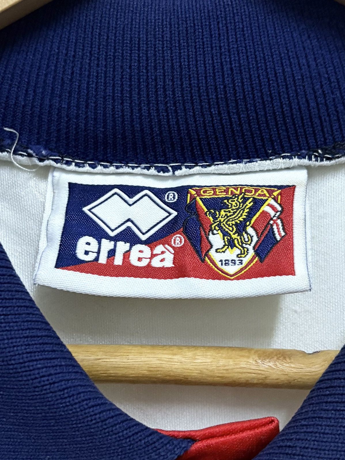 Vintage Vintage 90's Errea Genoa Away - Kazu 11 Football Shirt Size US L / EU 52-54 / 3 - 11 Thumbnail