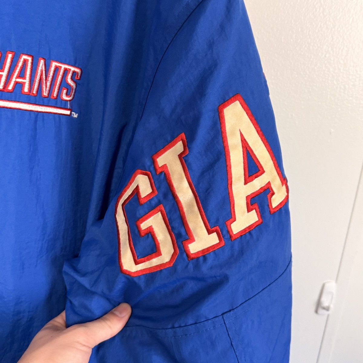 Starter Vintage New York Giants Starter Jacket Size US XL / EU 56 / 4 - 4 Thumbnail