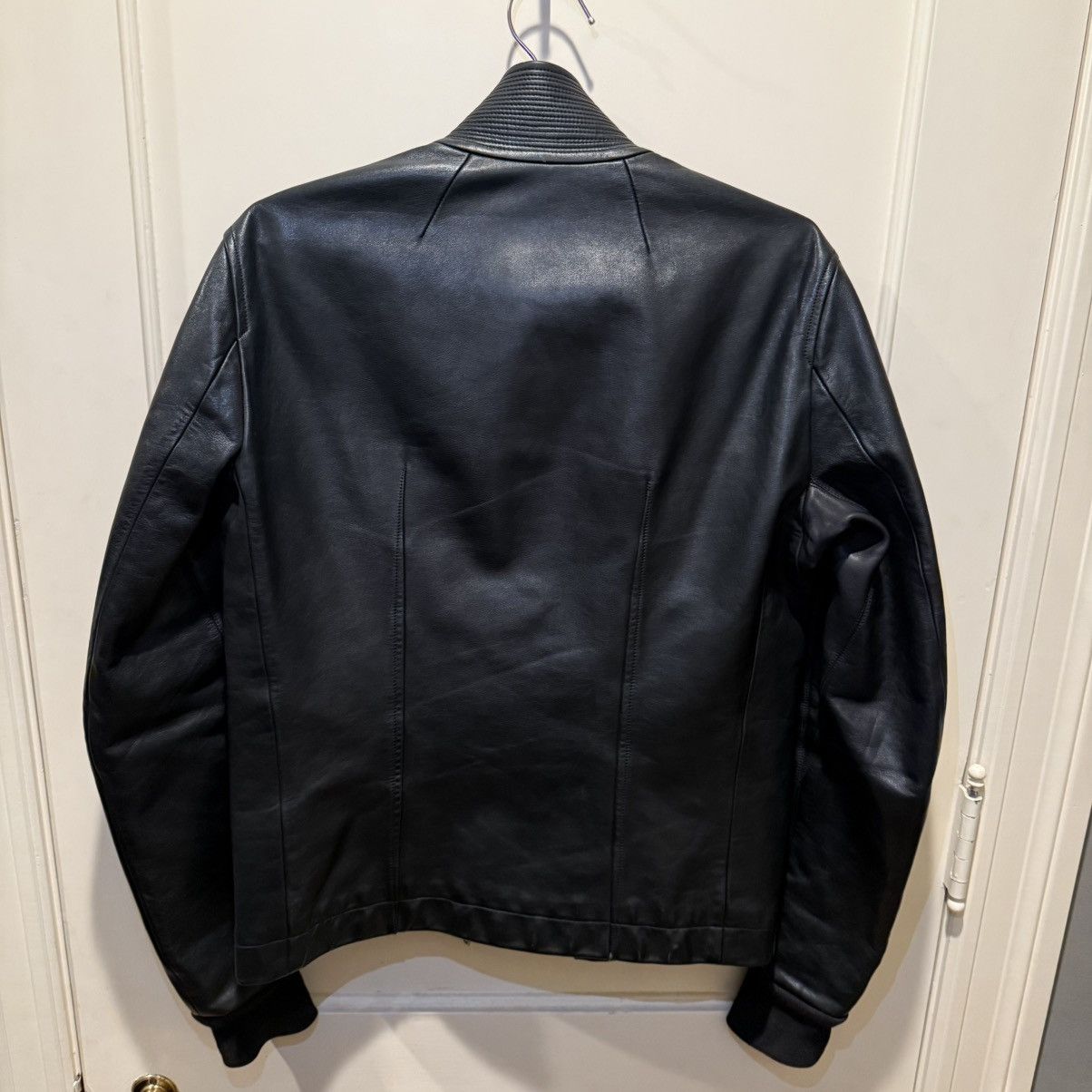 Rick Owens Rick Owens RU2763 Mainline Calf Leather Bomber IT50 Size US S / EU 44-46 / 1 - 2 Thumbnail