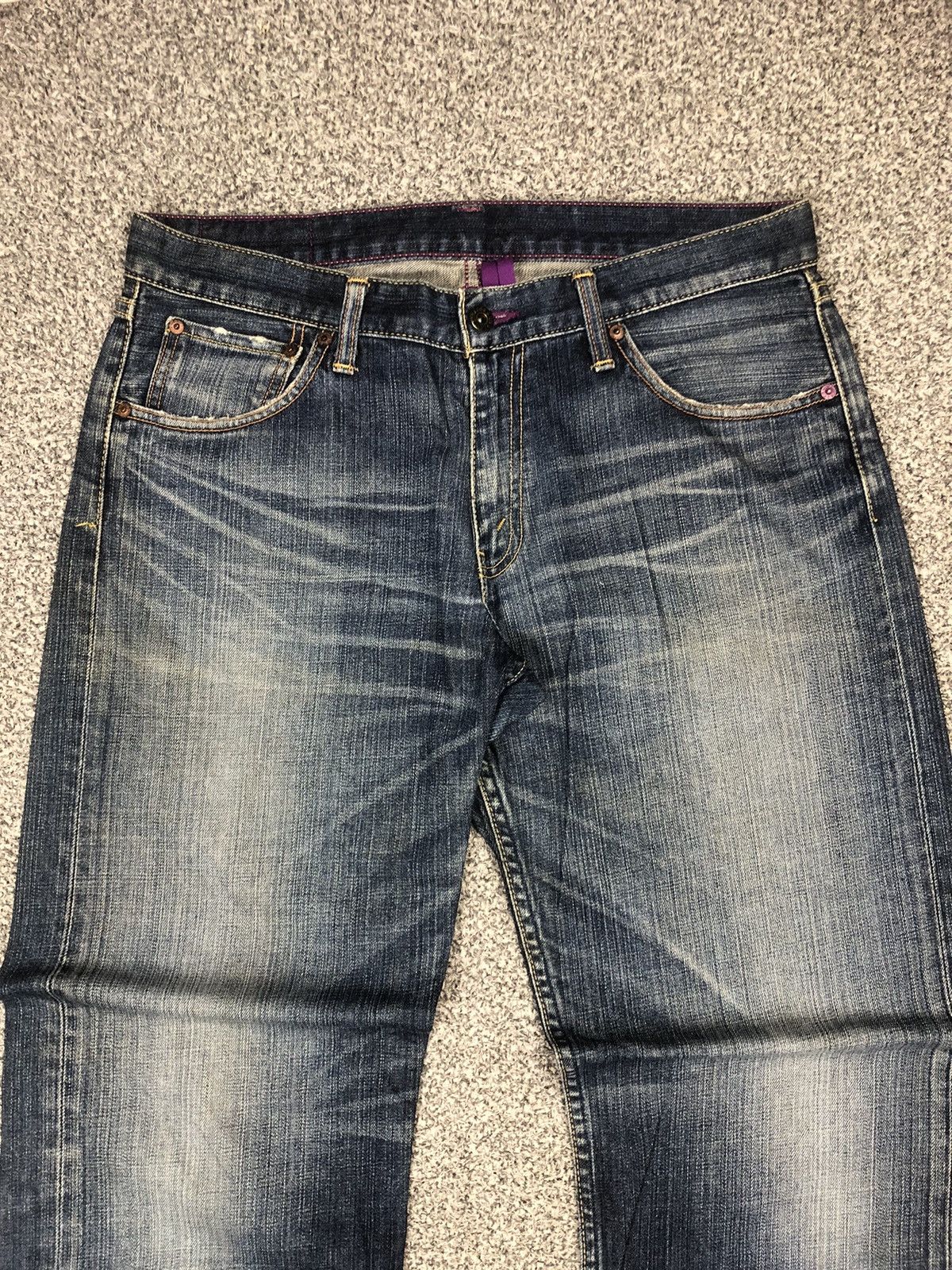 Levi's Vintage Beauty Faded Levis 503 V23 Jeans Size US 34 / EU 50 - 2 Thumbnail