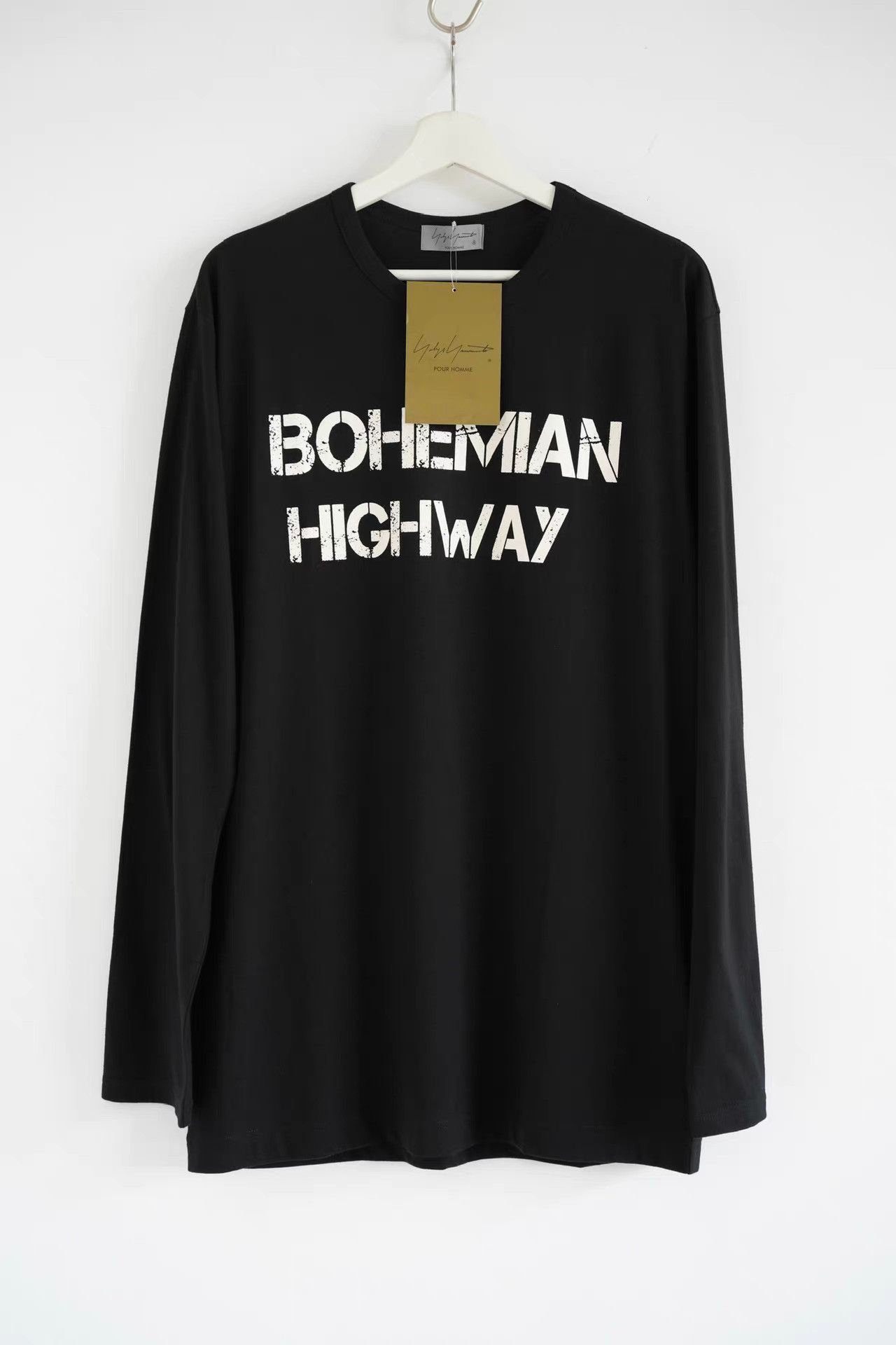 Yohji Yamamoto Yohji Yamamoto 24aw Boho Logo Long Sleeve T-shirt K4 Size US L / EU 52-54 / 3 - 1 Thumbnail