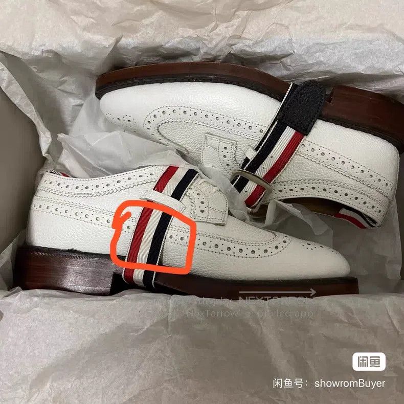 Thom Browne Thom Browne Wooden sole colorful ribbon leather shoes Size US 5.5 / IT 35.5 - 8 Thumbnail