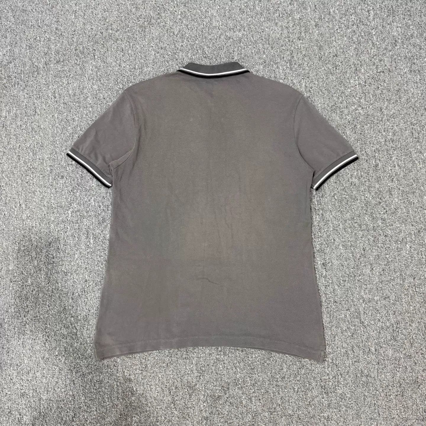 Prada Prada Gray Logo Short-Sleeve Polo M New with Tags Size M / US 6-8 / IT 42-44 - 2 Thumbnail