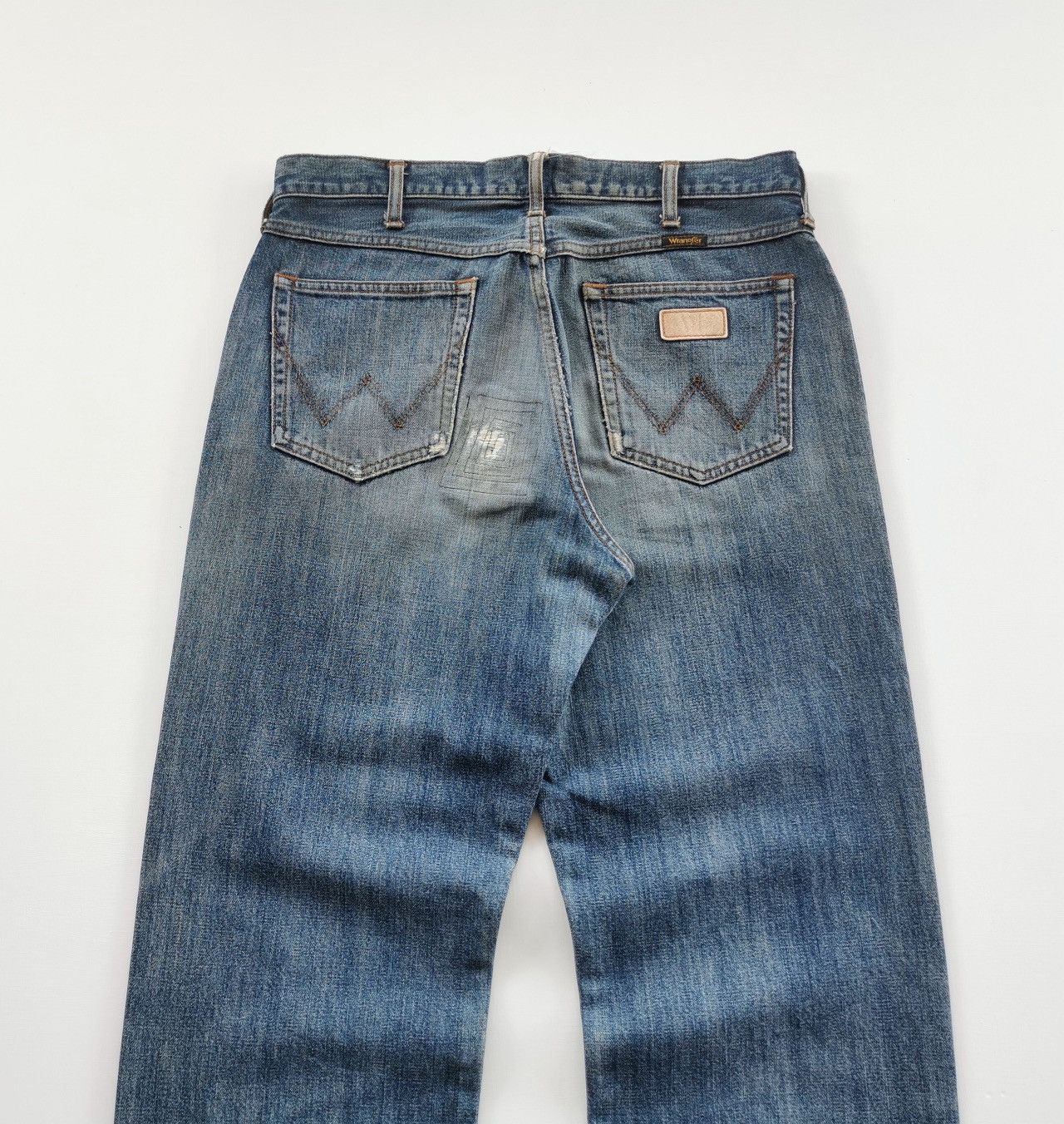 Wrangler Wrangler Patchwork Denim Jeans Size US 33 - 6 Thumbnail