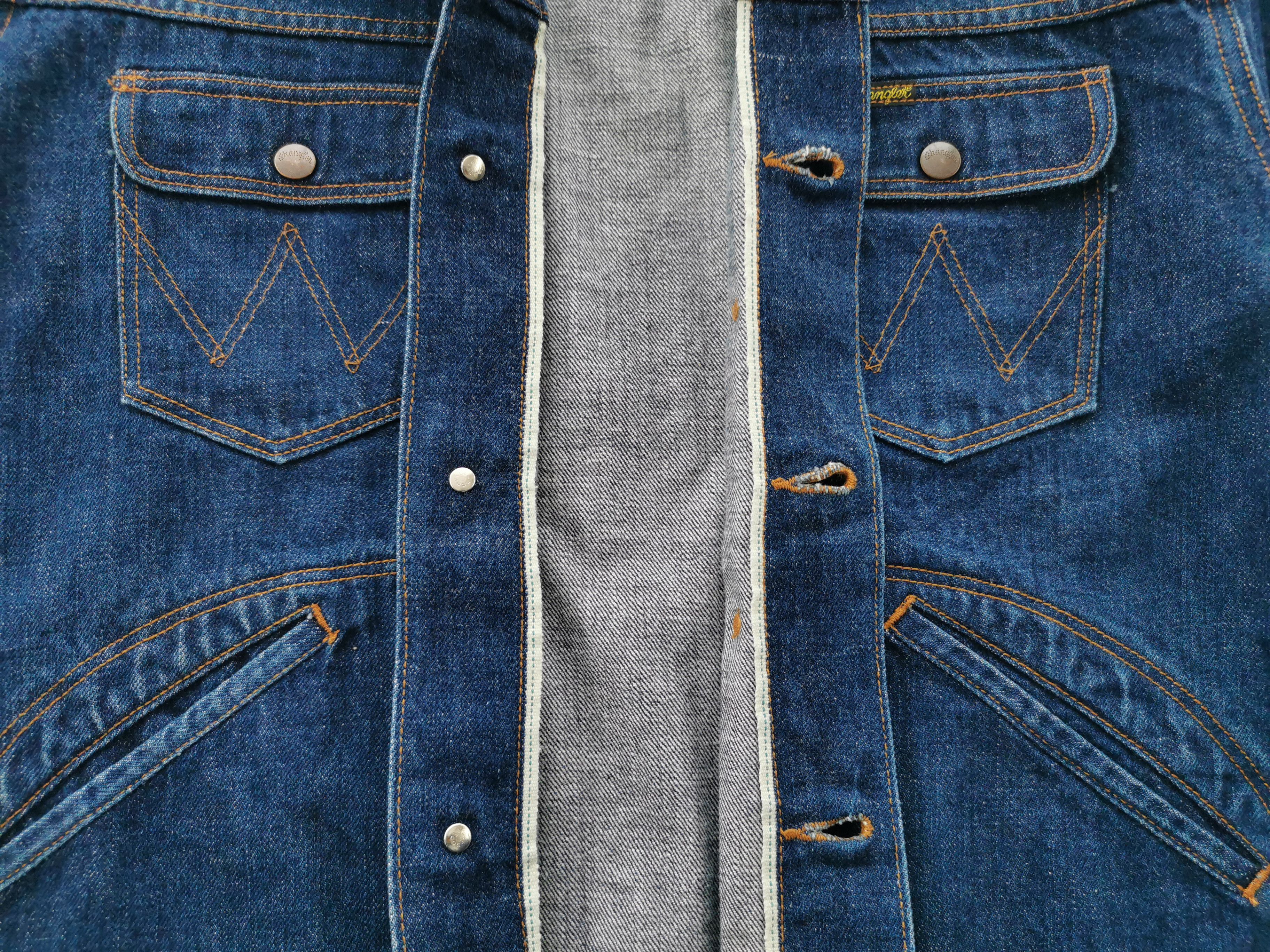 Wrangler Vintage 90s Wrangler Selvedge Denim Jacket Made In Japan Size US M / EU 48-50 / 2 - 5 Thumbnail