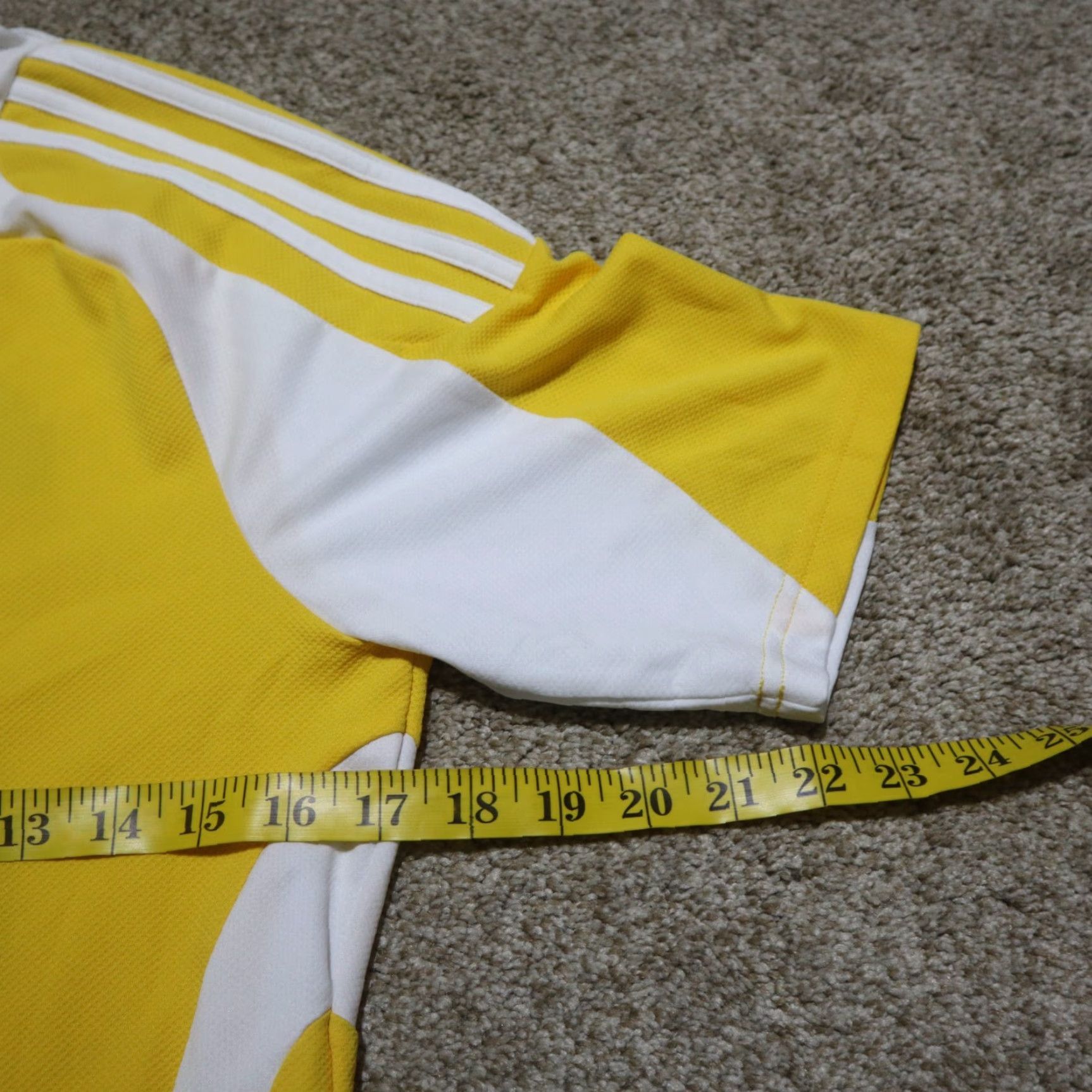 Adidas Adidas Climalite Clima365 Shirt Adult S Yellow 23 Activewear Short Sleeve T-Shirt Mens Size US S / EU 44-46 / 1 - 5 Thumbnail