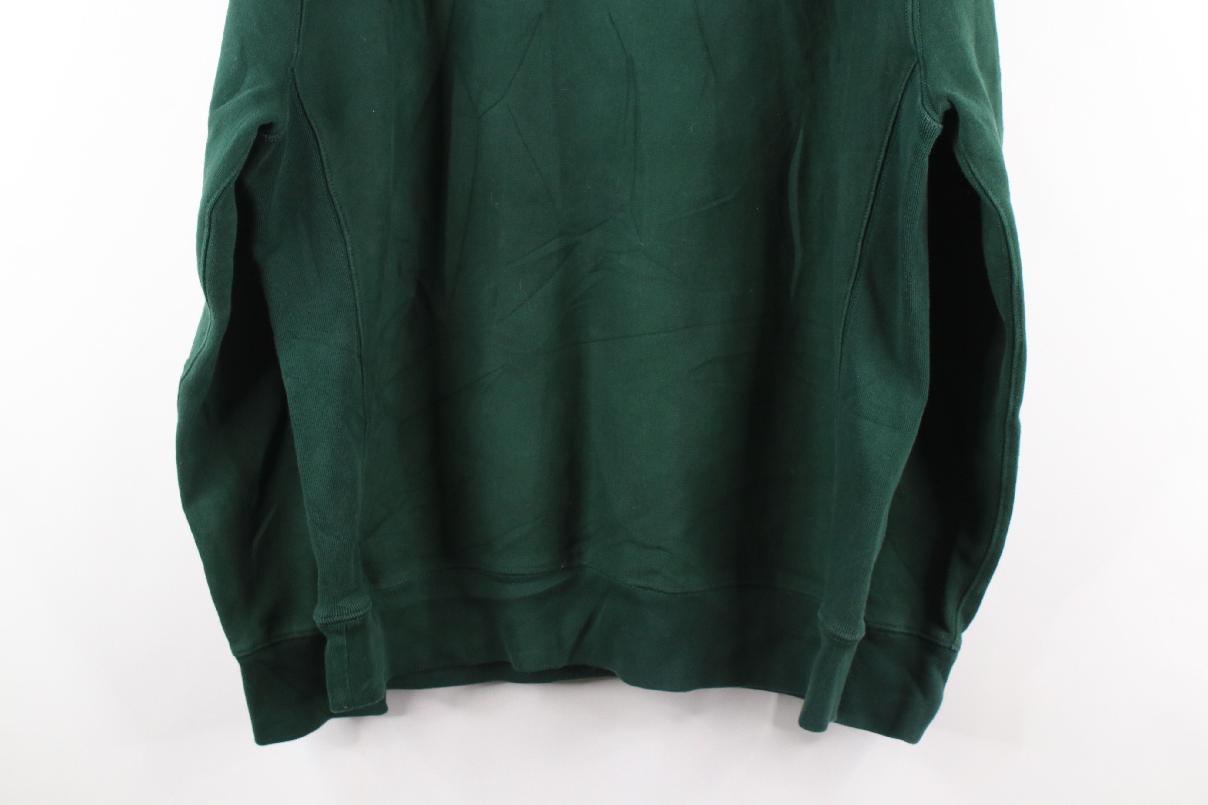 J.Crew × Vintage J Crew Sportswear Blank Heavyweight Hoodie Sweatshirt Size US L / EU 52-54 / 3 - 9 Thumbnail