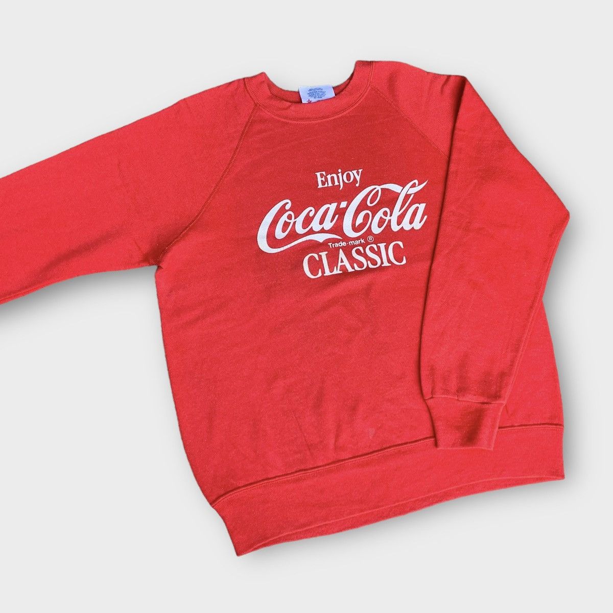 Coca Cola × Soffe × Vintage Vintage 90s Soffe Enjoy Coca Cola Classic Crewneck Size US M / EU 48-50 / 2 - 3 Thumbnail