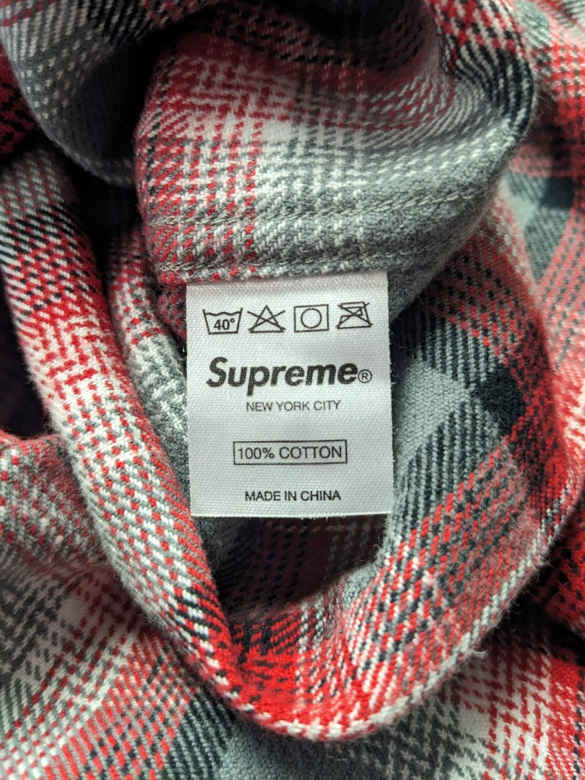 Supreme Supreme Cotton Plaid Flannel Sz Large Size US L / EU 52-54 / 3 - 10 Thumbnail