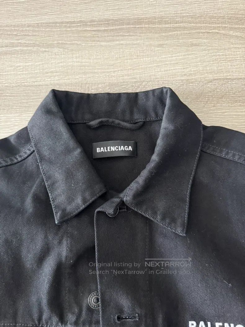 Balenciaga Balenciaga Crew Denim Jacket Size 44 Size US S / EU 44-46 / 1 - 2 Thumbnail