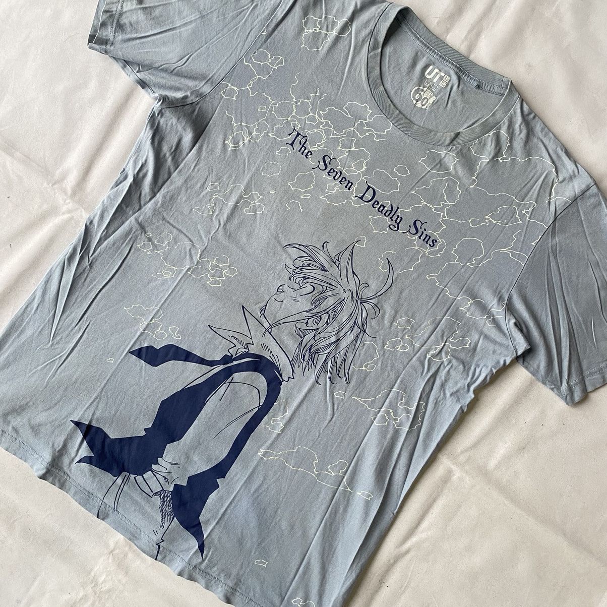 Anime × Japanese Brand × Vintage Uniqlo x Nanatsu No Taizai The Seven Deadly Sins Anima Tees Size US XL / EU 56 / 4 - 6 Thumbnail