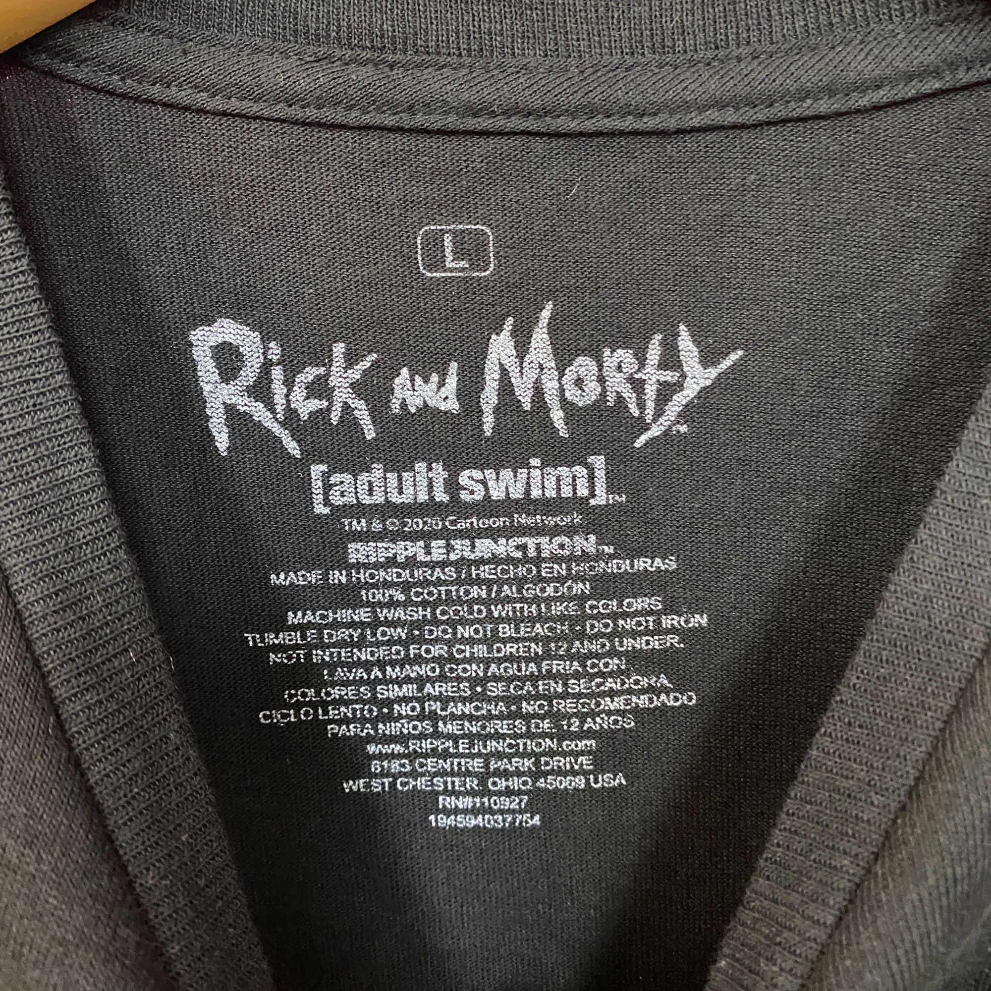 Ripple Junction Adult Swim Rick and Morty Spaceship Graphic Design T-Shirt L Size US L / EU 52-54 / 3 - 4 Thumbnail