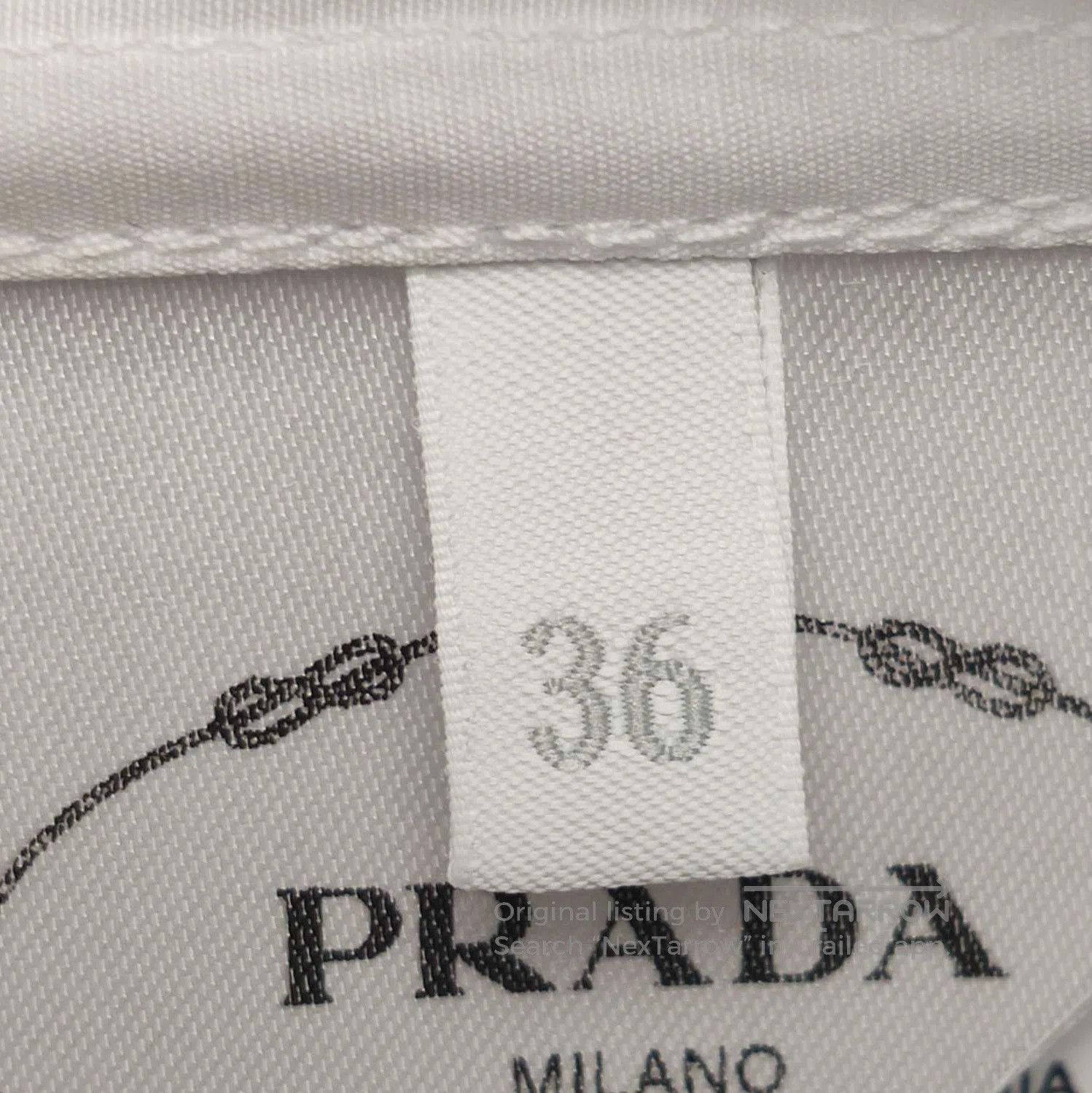 Prada Prada Cotton Long Sleeve Button. Size XXS / US 00 / IT 34 - 5 Thumbnail