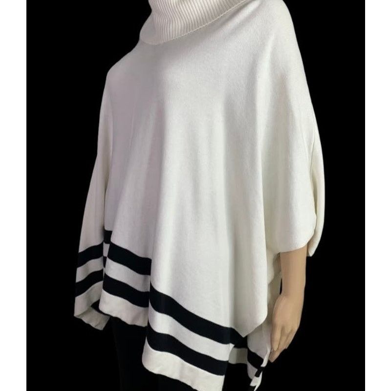 Calvin Klein Calvin Klein Womens Medium Cowl Neck Poncho Sweater Size M / US 6-8 / IT 42-44 - 6 Thumbnail