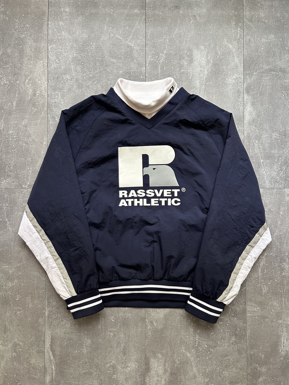 トップス 18ss Rassvet Russell Athletic Sweatshirt Very Goods | Rassvet Russell Athletic Printed Woven