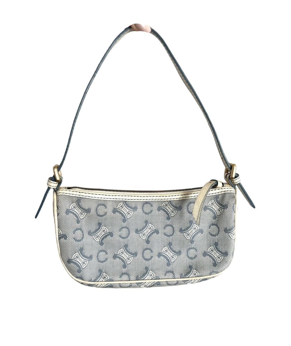Celine Celine leather Jacquard logo Ava handbag monogram vintage Size ONE SIZE - 1 Thumbnail