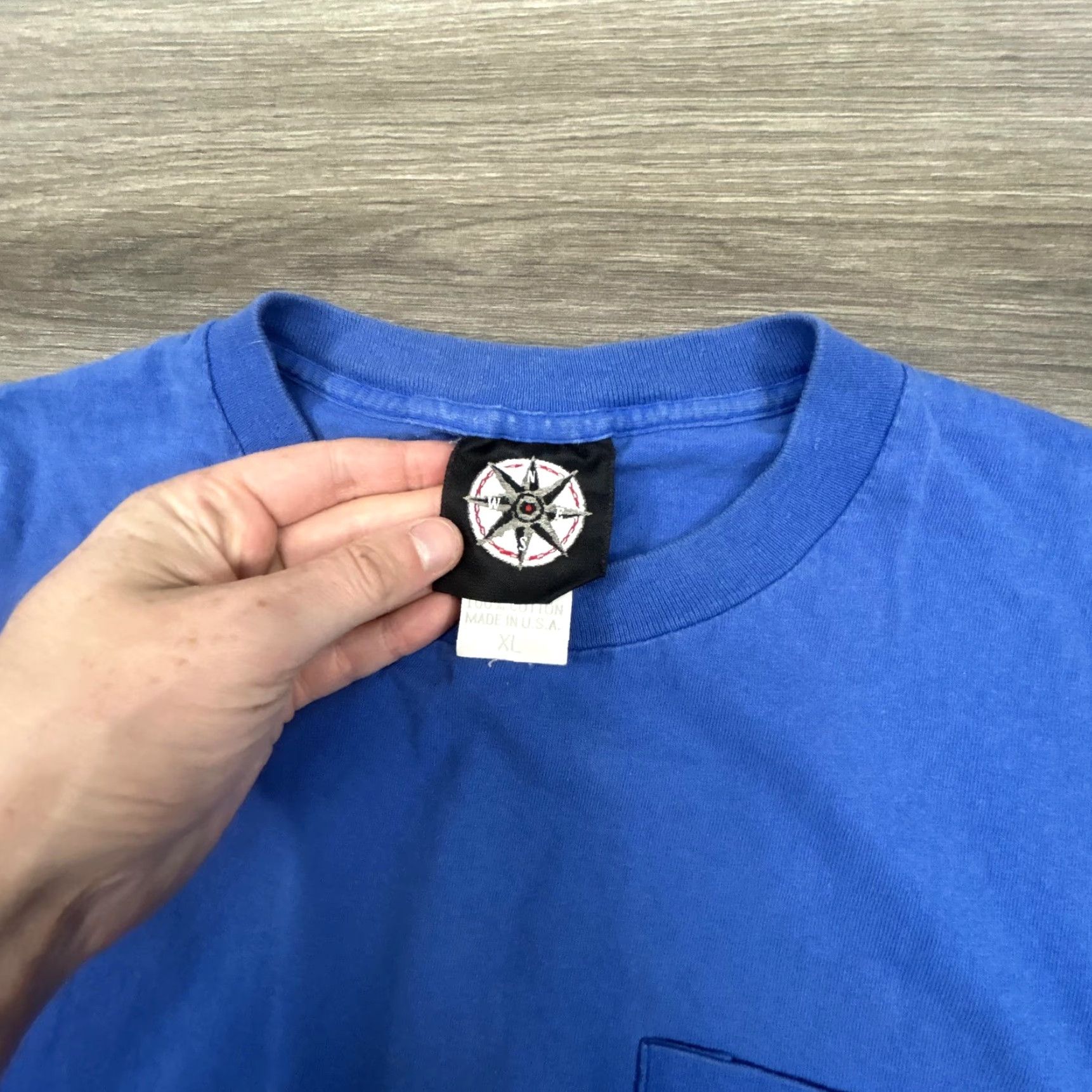 Marlboro VINTAGE Marlboro Shirt Mens XL Blue Ski Snowboard Pocket Graphic 90s Crew Neck Short Sleeve T-Shirt Size US XL / EU 56 / 4 - 4 Thumbnail