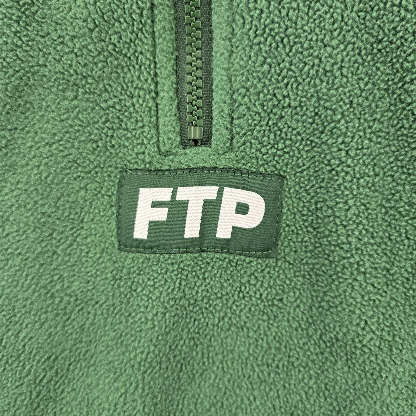 Other FTP Sherpa Half Zip Jacket FW18 Mens Medium Green Fleece Size US M / EU 48-50 / 2 - 9 Thumbnail