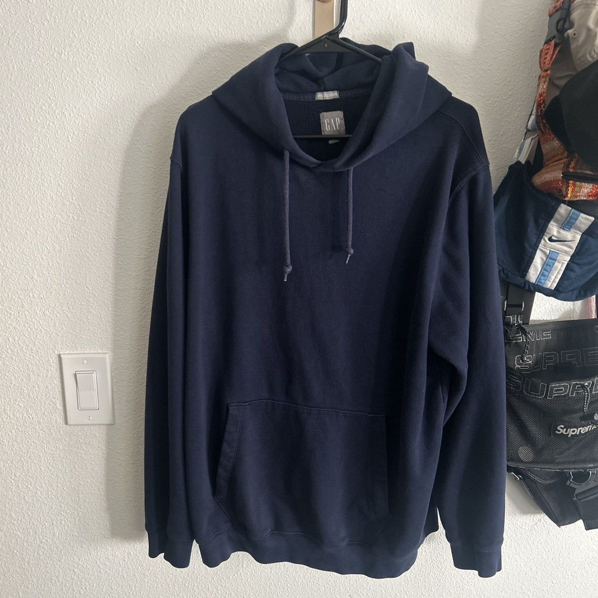 Gap Gap Men’s Dark Blue Hoodie Size L In Good Condition Size US L / EU 52-54 / 3 - 5 Thumbnail