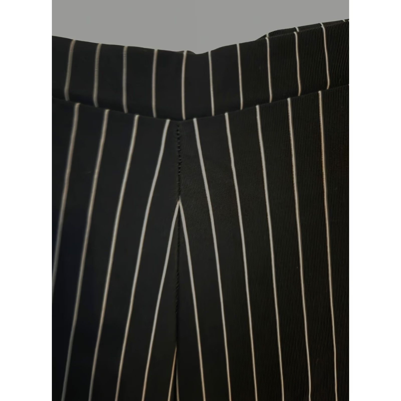 Vintage Studio 1940 Black Pink Pinstripe Pants Trousers 22/24 Plus Dress Pants Elastic Waist Women Gapless Size 40" / US 18 - 2 Thumbnail