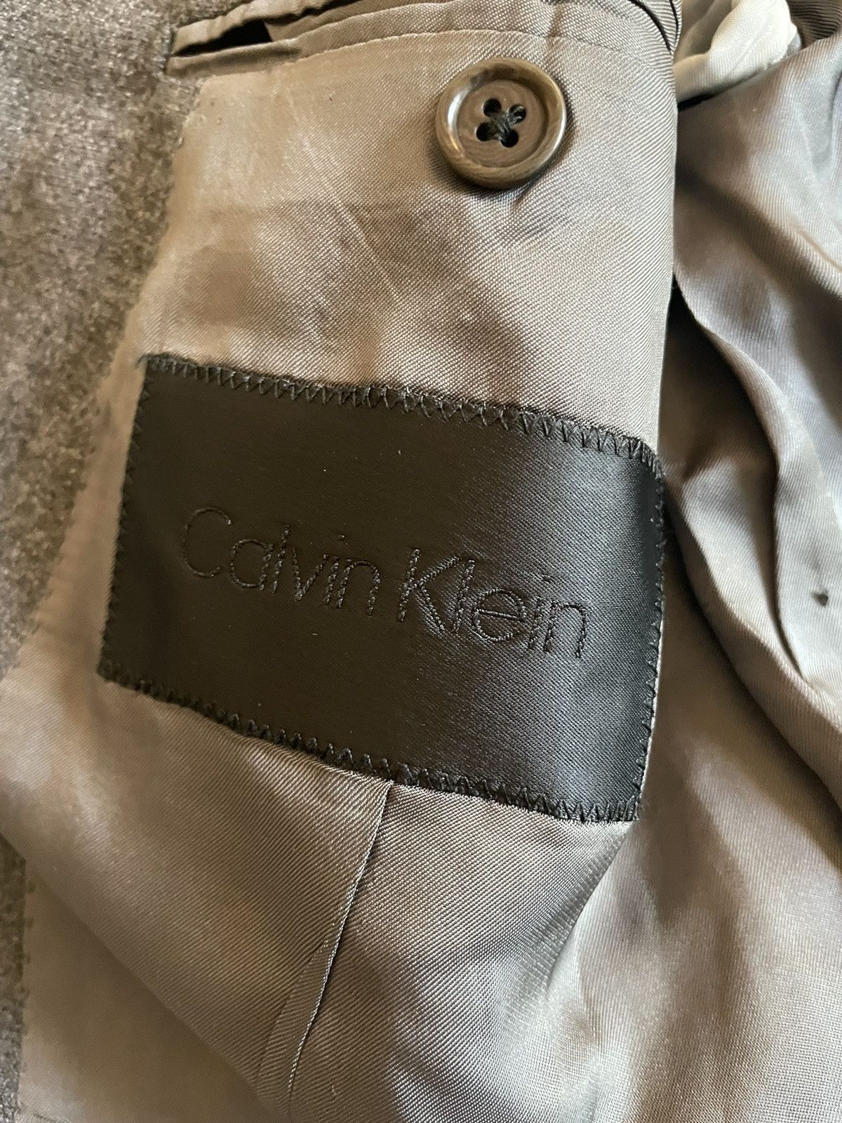 Calvin Klein Wool-Cashmere Jacket Size 44R - 5 Thumbnail