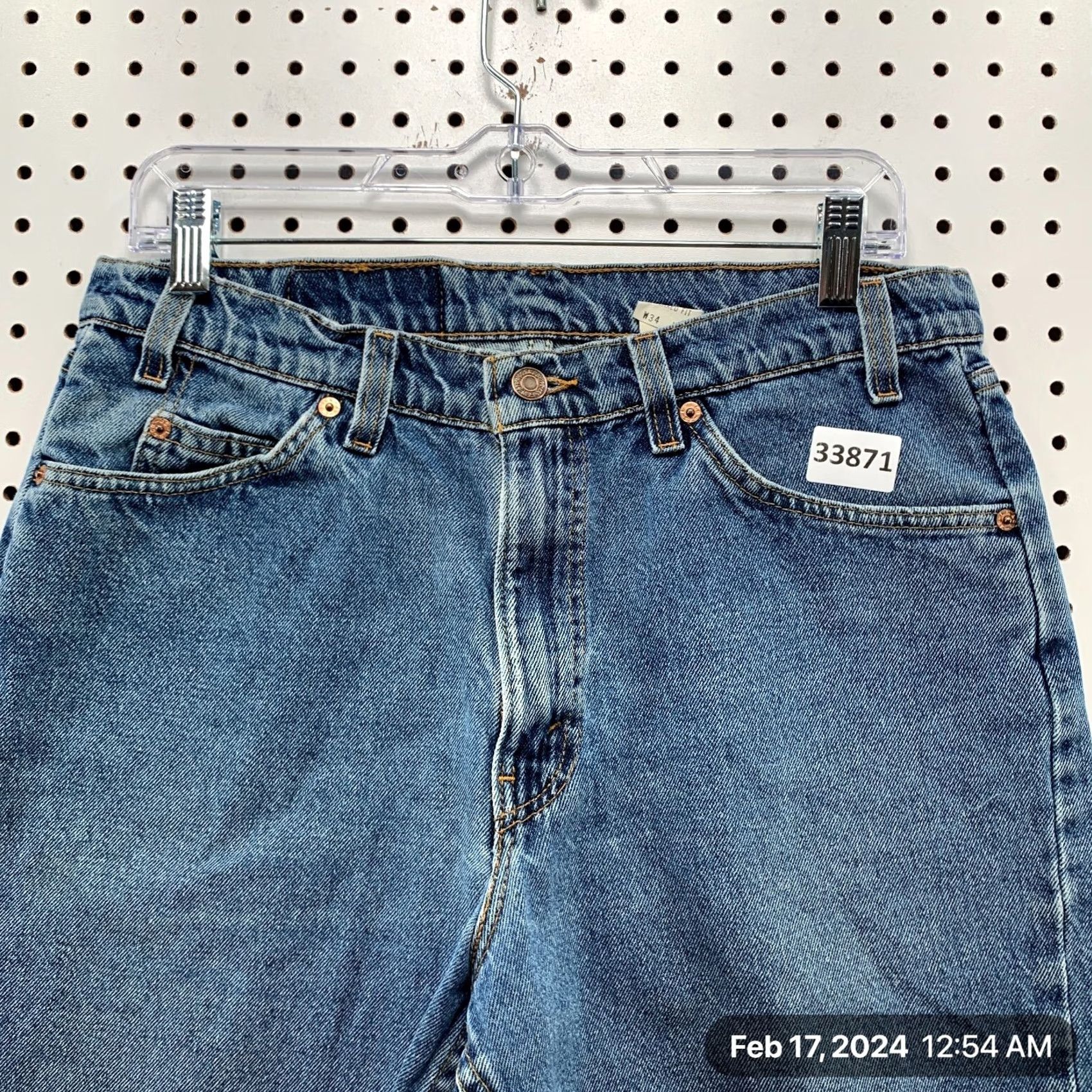 Levi's VINTAGE Levi's 90s Denim Shorts Mens 32x5 Light Wash Made USA Size US 32 / EU 48 - 3 Thumbnail