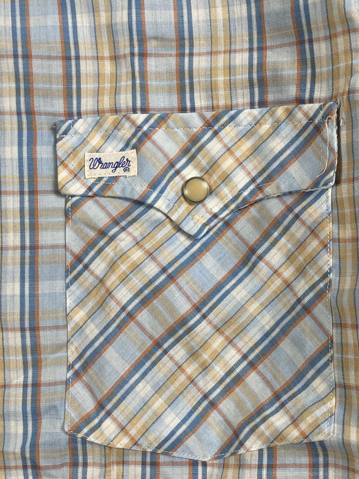 Wrangler Vintage 80s Wrangler Plaid Button Shirts Size US XS / EU 42 / 0 - 3 Thumbnail