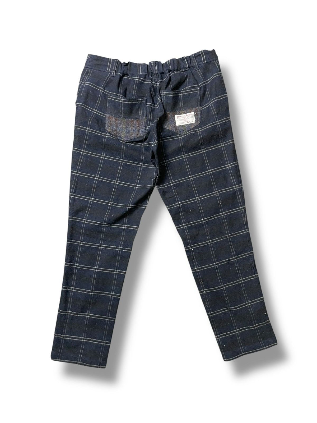 Harris Tweed × Vintage Harris Tweed Brand Checked Trousers (60) Size US 34 / EU 50 - 4 Thumbnail