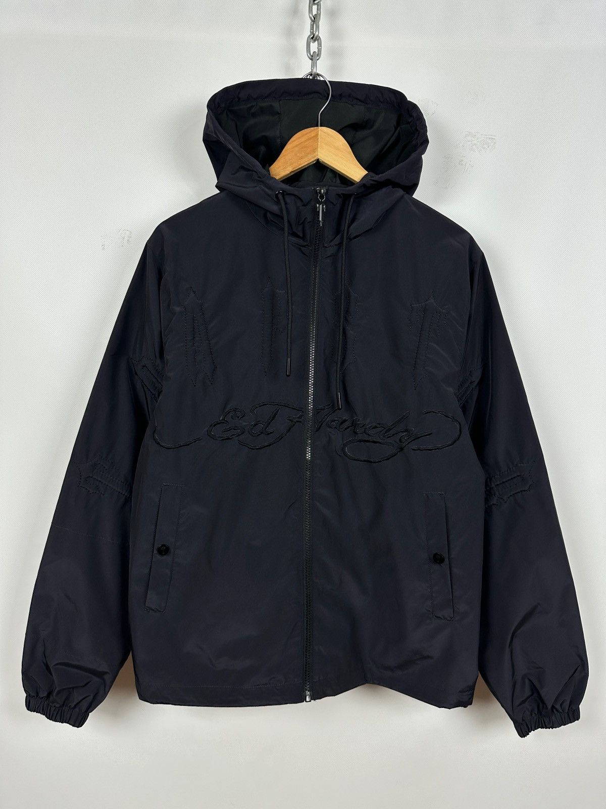Ed Hardy Trapstar x Ed Hardy Dragon Graphic Print Windbreaker Jacket Size US M / EU 48-50 / 2 - 2 Thumbnail