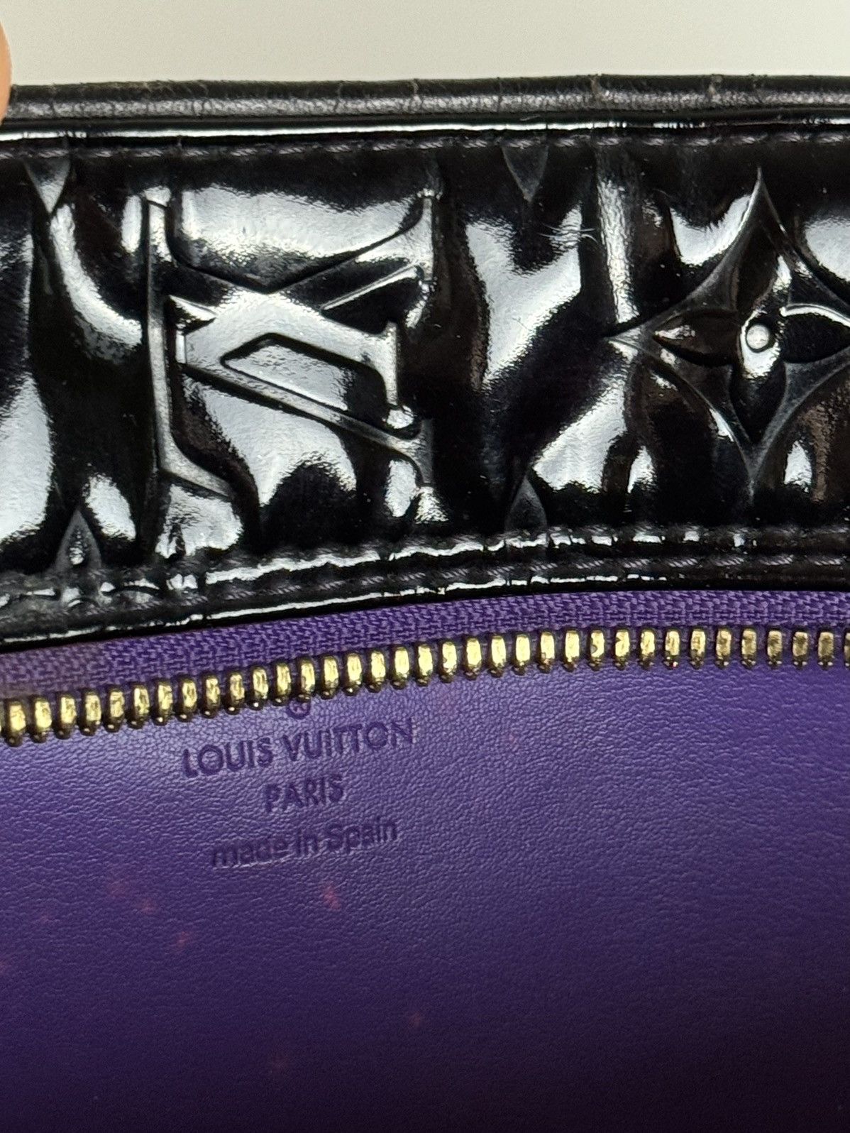 Louis Vuitton Luxury travel bag Louis Vuitton Vernis Sutton original item Size ONE SIZE - 7 Thumbnail