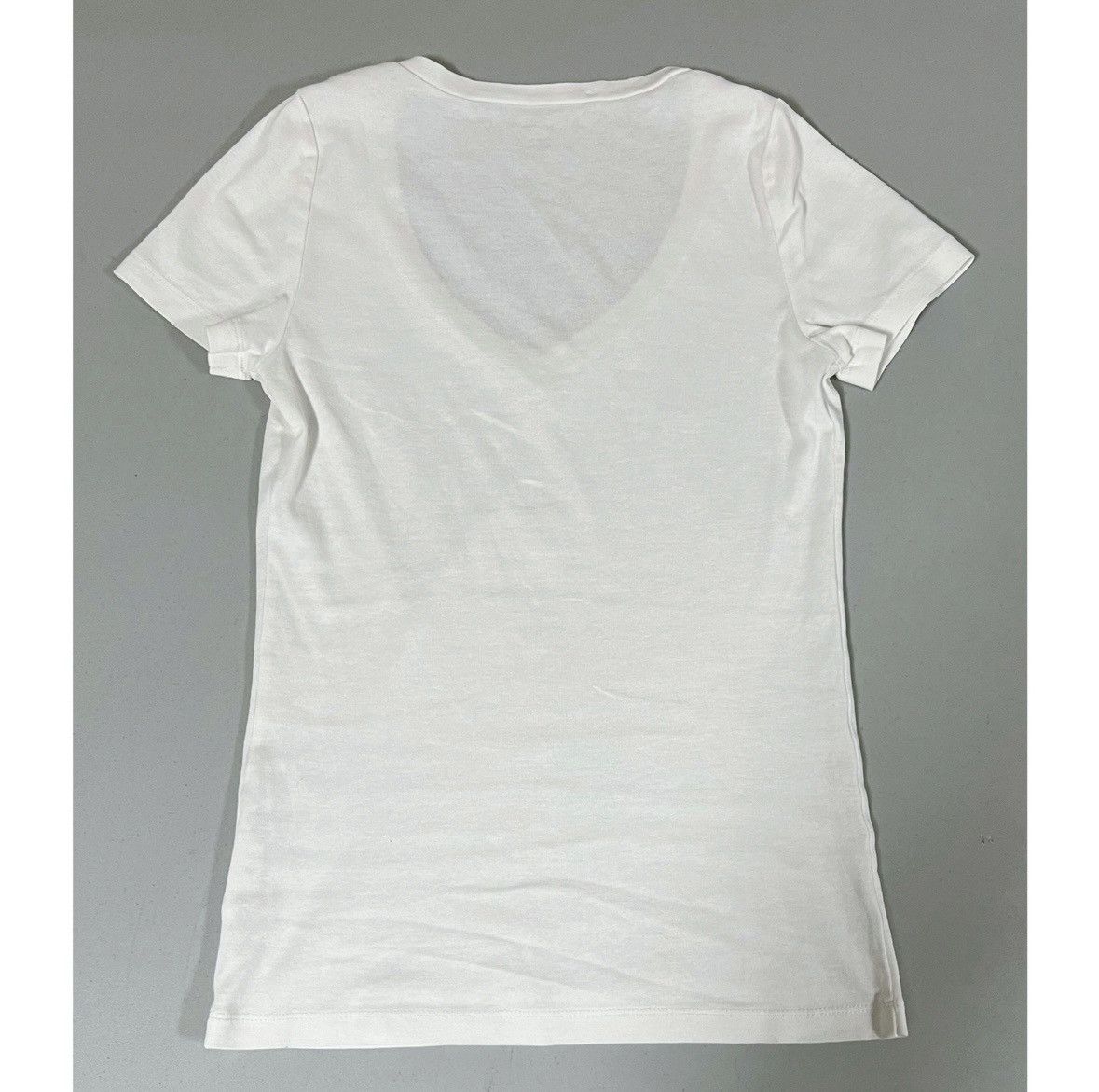 J.Crew J. Crew White V-Neck Short Sleeve Tee T-Shirt Top Size S 🤍 Size S / US 4 / IT 40 - 4 Thumbnail