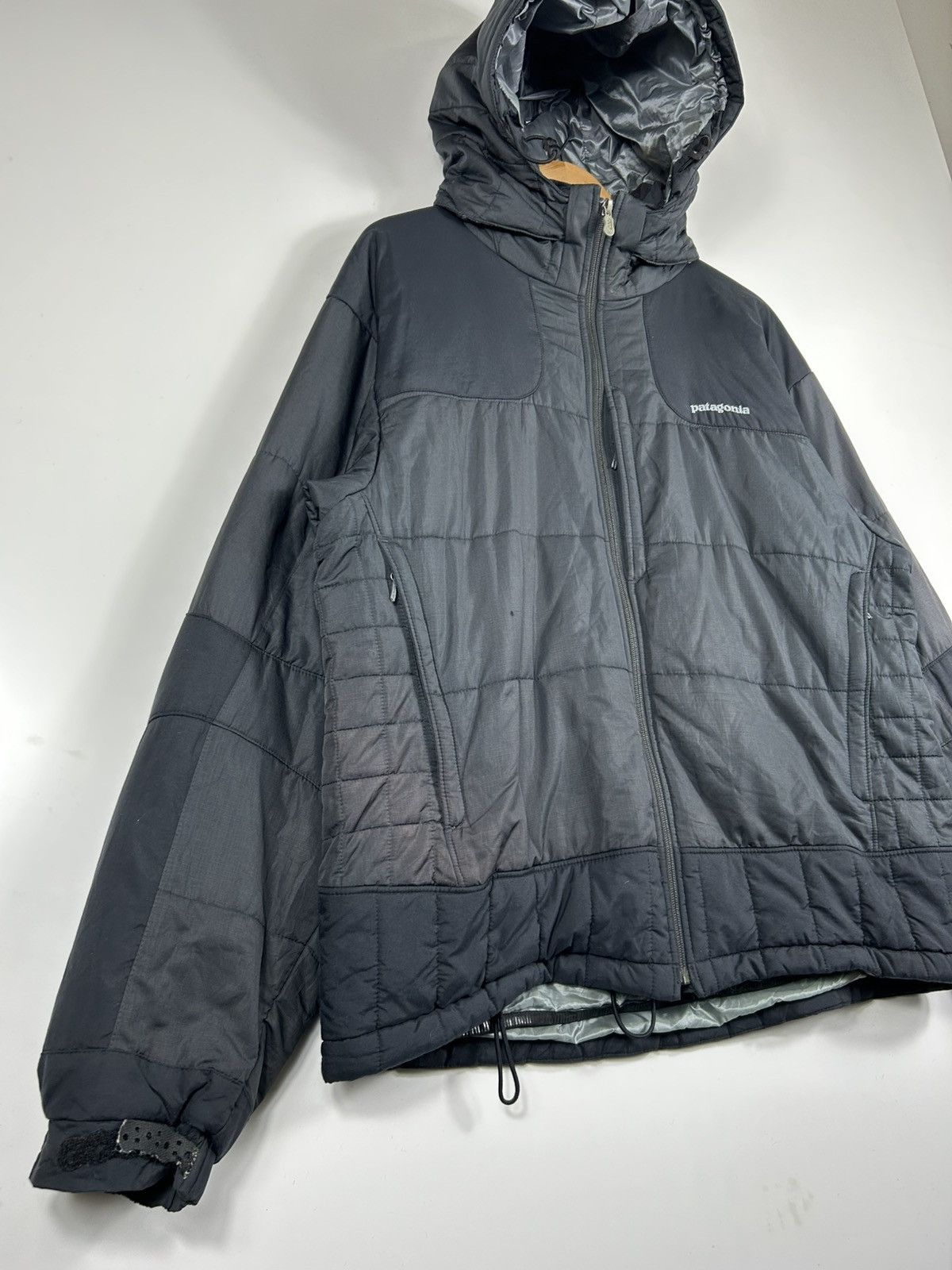 Patagonia × Vintage ⚡️Vintage Patagonia Hooded Nylon Puffer Style Jacket Size US L / EU 52-54 / 3 - 2 Thumbnail