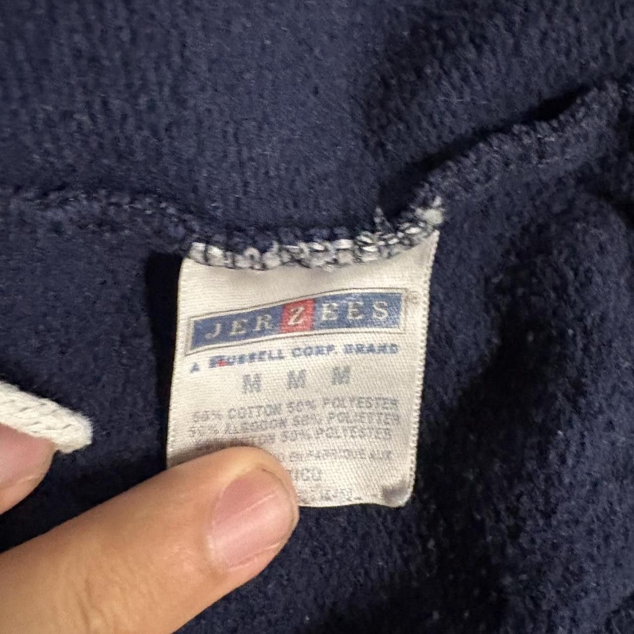 Vintage Crazy Vintage Y2K/2000s Navy Blue Baggy Essential Sweatpants! Size US 32 / EU 48 - 7 Thumbnail