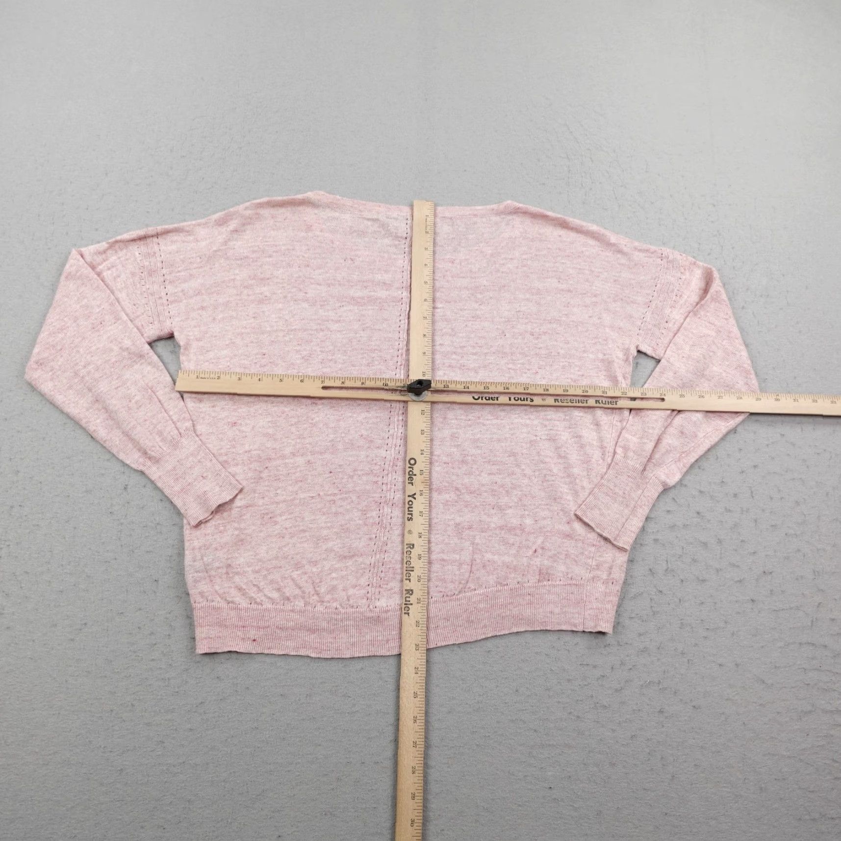 Rag & Bone rag & bone Sweater Womens Medium Pink Boat Neck Linen Lightweight Pullover Top Size M / US 6-8 / IT 42-44 - 5 Thumbnail