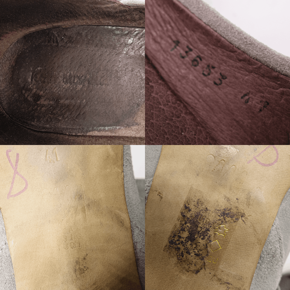 Issey Miyake 00S Suede Leather Straps Over Boots Vintage Size US 11 / IT 41 - 9 Thumbnail