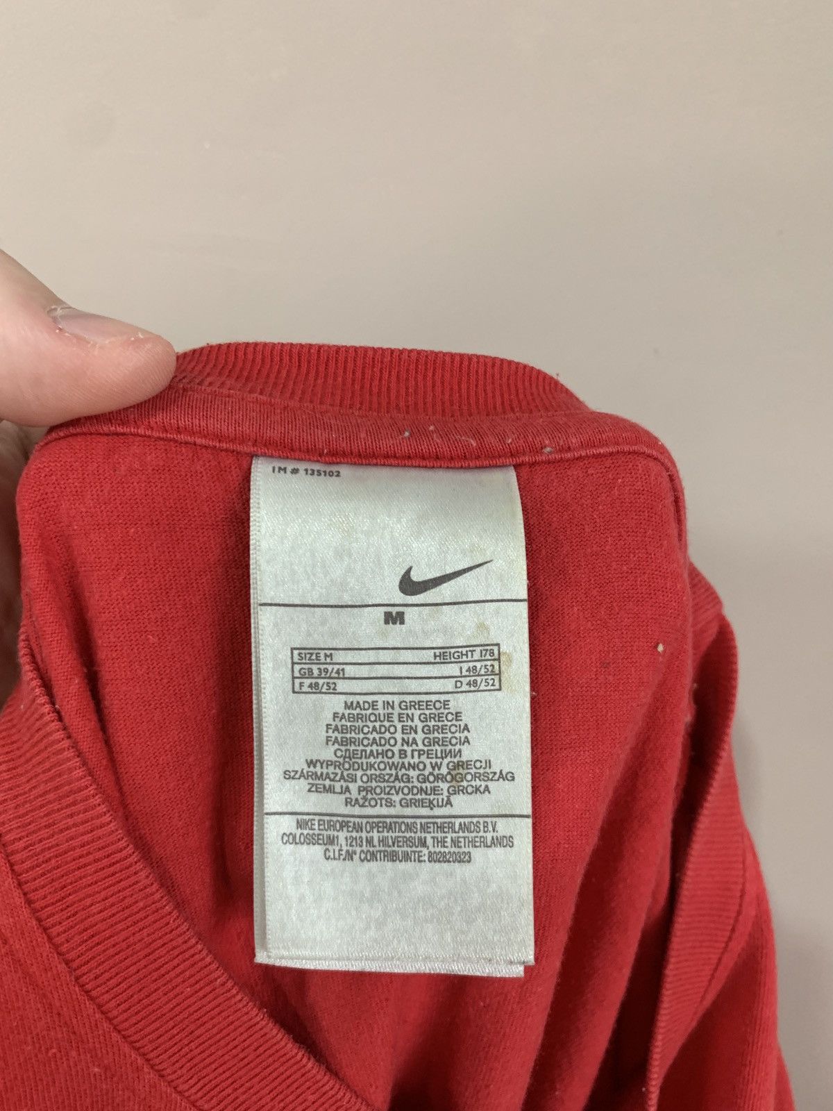 Nike Manchester United Vintage Football T Shirt Soccer Size M Size US M / EU 48-50 / 2 - 16 Thumbnail