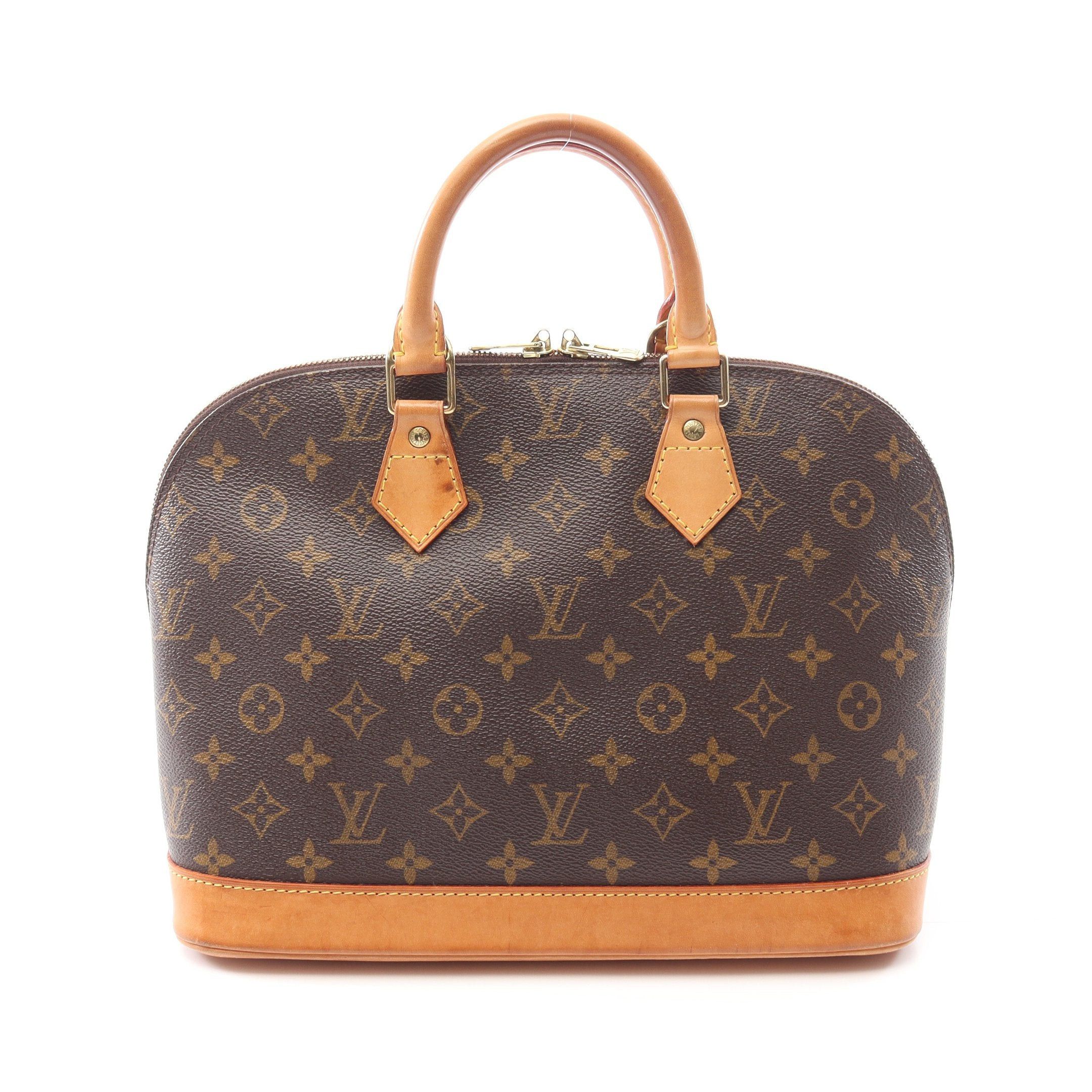 Louis Vuitton Louis Vuitton Alma Pm Monogram Handbag Leather Brown Size ONE SIZE - 1 Thumbnail