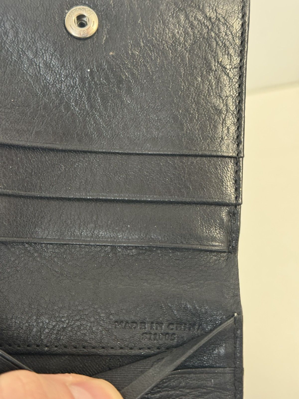 Givenchy Auth Givenchy Vintage Leather Compact Wallet Preowned Black Size ONE SIZE - 16 Thumbnail