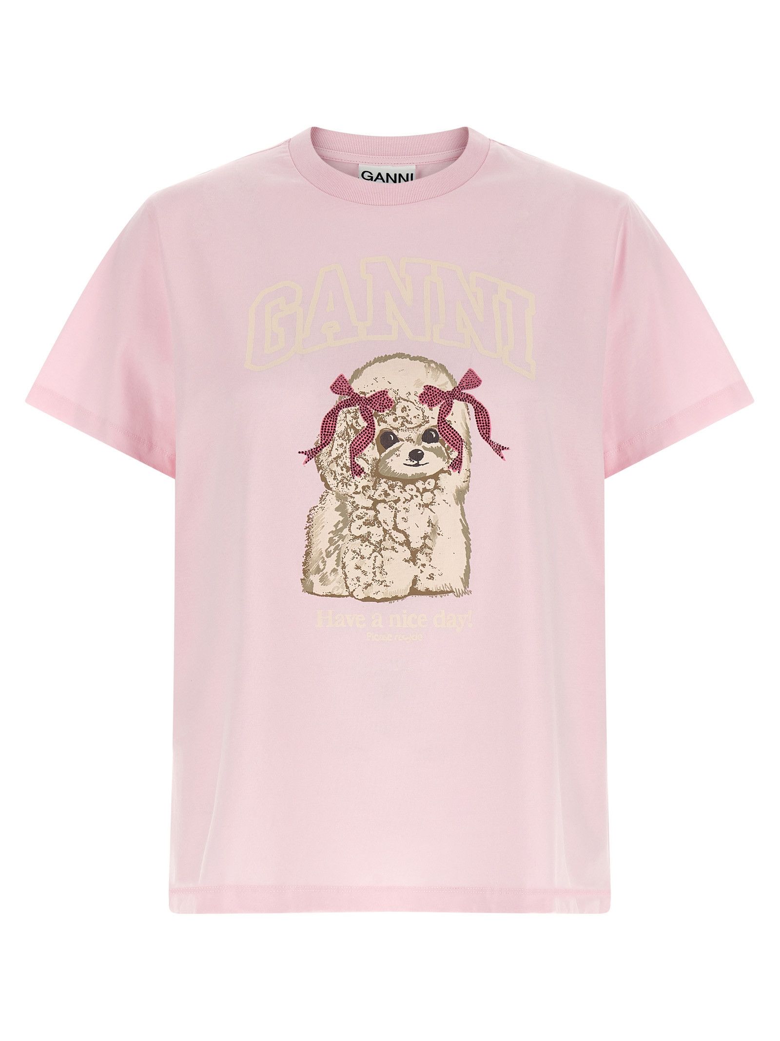 Ganni Printed T-Shirt Size S / US 4 / IT 40 - 1 Thumbnail