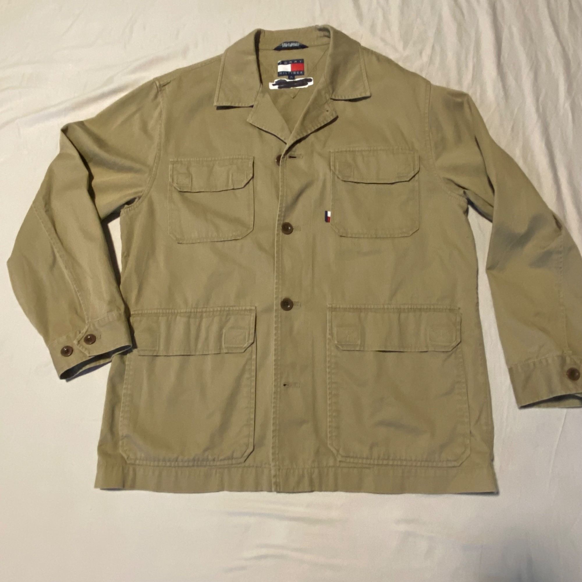 Tommy Hilfiger Tommy Hilfiger Mens Beige Button-Up Jacket Size M Size US M / EU 48-50 / 2 - 1 Thumbnail