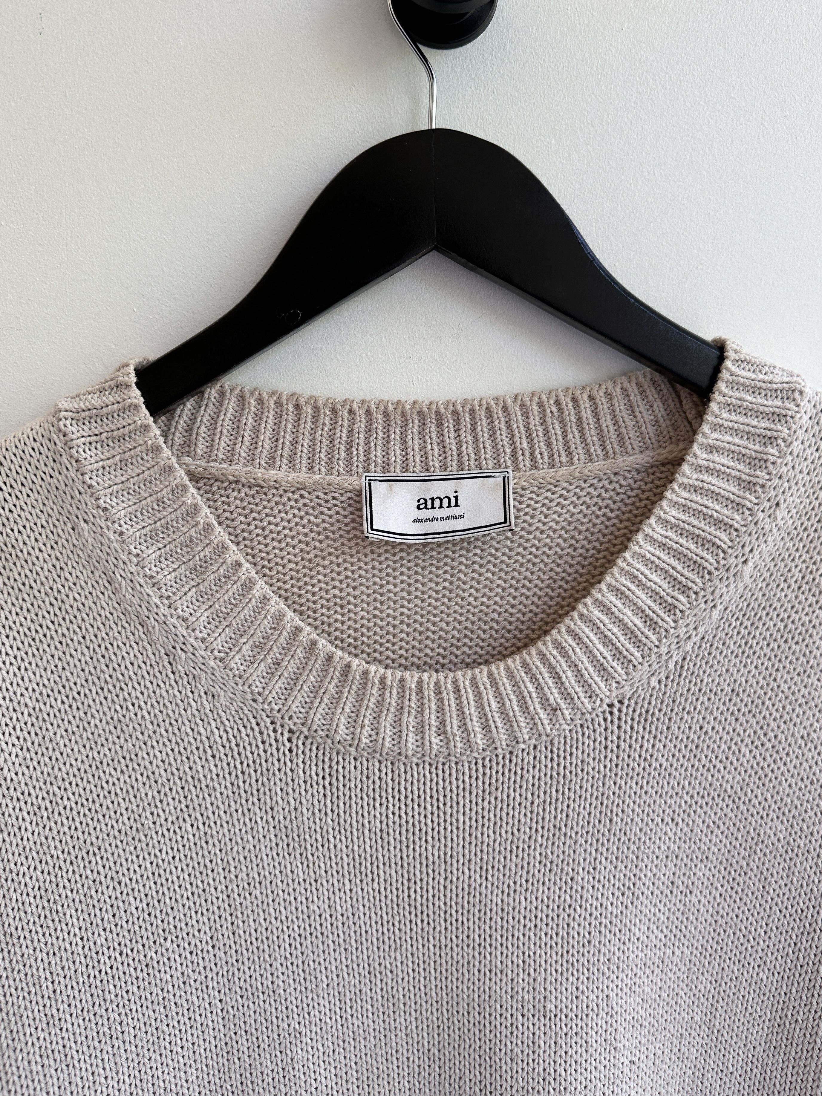 AMI AMI Cream Sweater Jumper Size US M / EU 48-50 / 2 - 5 Thumbnail