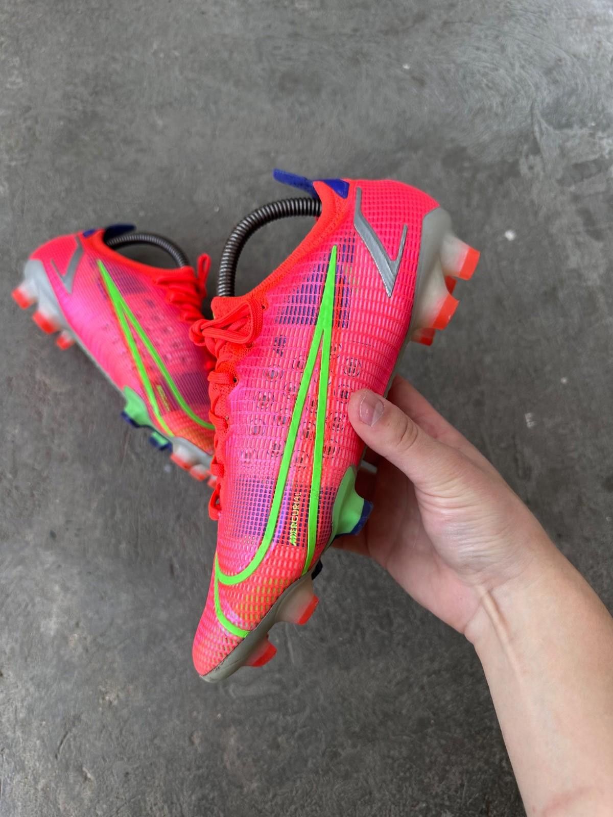 Nike Nike Mercurial Vapor 14 Elite AG Bright Crimson Size 7 (40) Size US 7 / EU 40 - 2 Thumbnail